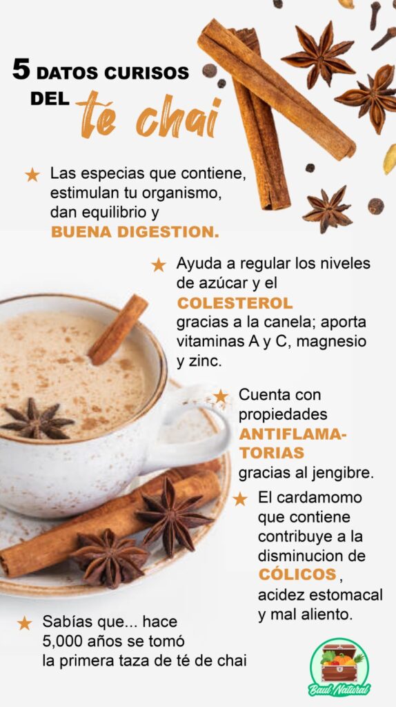 Además de su exquisito sabor, el té Chai se ha destacado por sus diversos beneficios para la salud. Las especias utilizadas en su preparación, como la canela y el jengibre, poseen propiedades antioxidantes, antiinflamatorias y digestivas que pueden ayudar a fortalecer el sistema inmunológico, mejorar la digestión y estimular el metabolismo.
